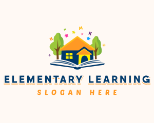 House Daycare Learning logo design