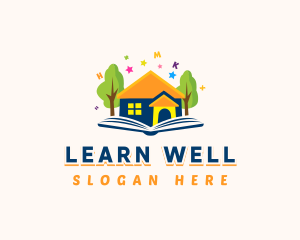 House Daycare Learning logo design