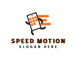 Smartphone Fast Gadget logo design