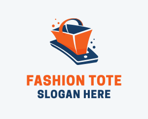 Online Shopping Mobile logo design