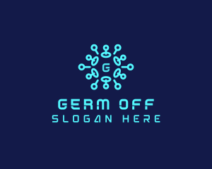 Germs Vitus Bacteria   logo design