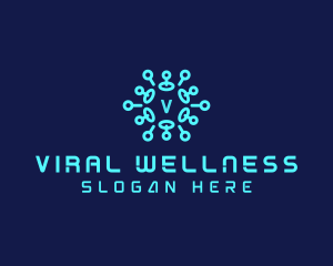 Germs Vitus Bacteria   logo design