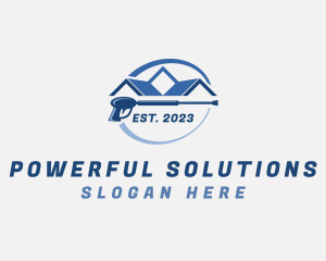 Power Wash Home Cleaning logo design