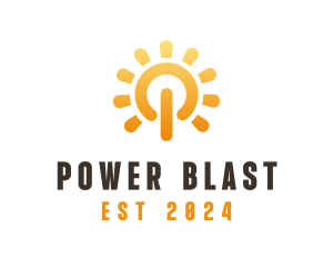 Solar Power Switch  logo design