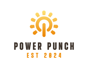 Solar Power Switch  logo design