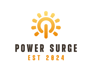 Solar Power Switch  logo design