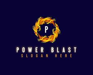 Lightning Electric Power logo design