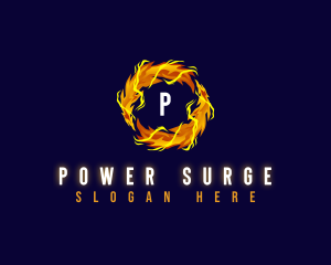 Lightning Electric Power logo design