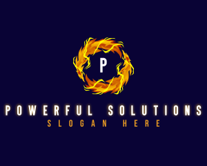 Lightning Electric Power logo design