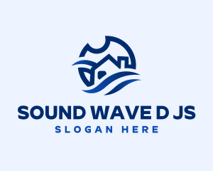 Wave House Travel logo design