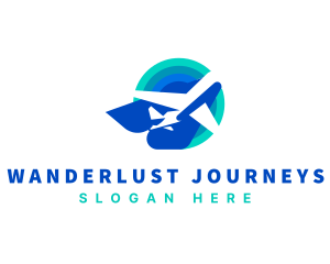 Plane Flight Airline logo design