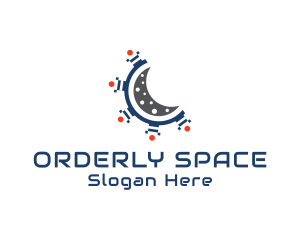 Moon Space Technology logo design