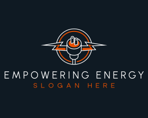 Electric Plug Power logo design