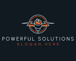 Electric Plug Power logo design