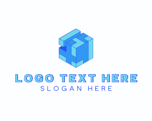 Tech Cube Puzzle Block logo