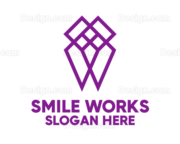 Purple Diamond Company Logo