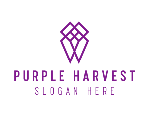 Purple Diamond Company logo design