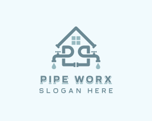 Plumber Pipes Faucet logo