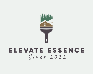 Forest House Paintbrush logo