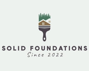 Forest House Paintbrush logo