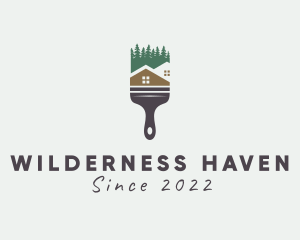 Forest House Paintbrush logo