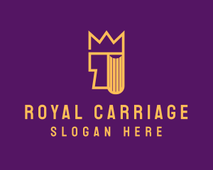 Royal King Crown Book logo design