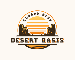 Grand Canyon Desert logo design