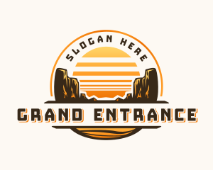 Grand Canyon Desert logo design