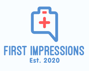 Emergency Paramedic Chat App logo design