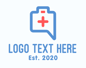 Injury - Emergency Paramedic Chat App logo design