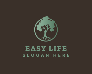 Environmental Community Tree logo design