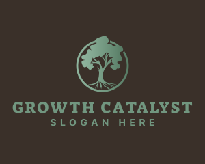 Environmental Community Tree logo design