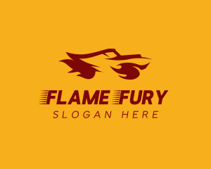 Flame Car Detailing logo design