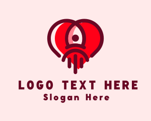 Space Rocket Heart logo