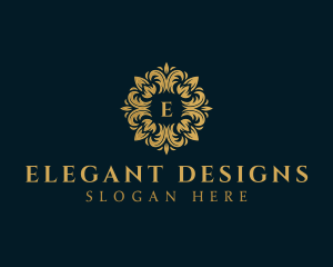 Floral Decorative Ornament logo design