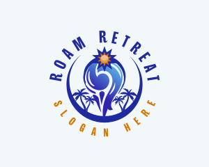 Travel Tropical Destination logo