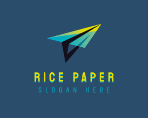 Logistics Paper Plane logo design