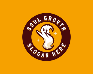 Creepy Horror Ghost logo