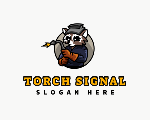 Raccoon Welding Torch logo