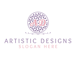 Royal Floral Beauty logo design