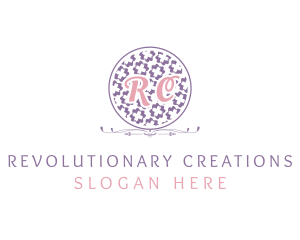 Royal Floral Beauty logo design