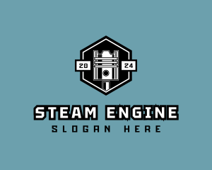 Piston Engine Automotive logo design