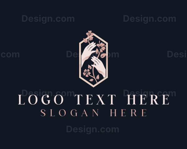 Elegant Hands Floral Boutique Logo