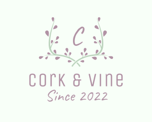 Vine Flower Boutique  logo design