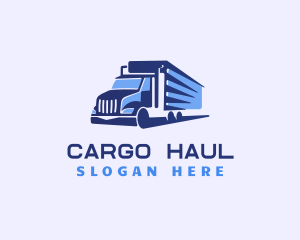 Logistics Trailer Truck logo