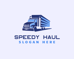 Logistics Trailer Truck logo design