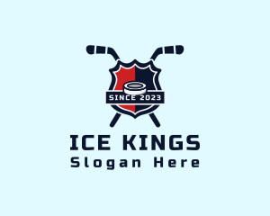 Hockey Sports Shield logo