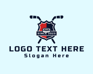 Sports - Hockey Sports Shield logo design
