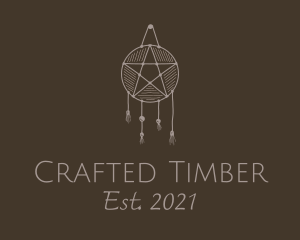 Star Macrame Dreamcatcher  logo design