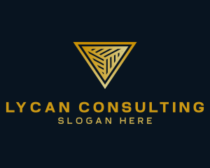 Gold Pyramid Management logo design